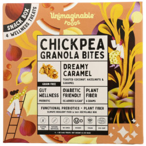 EFFI: Dreamy Caramel Chickpea Granola Bites, 4 oz