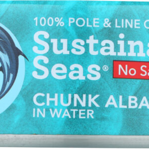 SUSTAINABLE SEAS: Tuna Albcre Watr No Salt, 5 oz