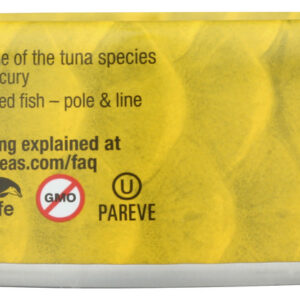SUSTAINABLE SEAS: Tuna Lt Chnk Watr No Salt, 5 oz