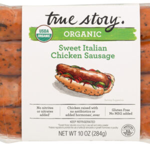 TRUE STORY: Organic Sweet Italian Chicken Sausage, 10 oz