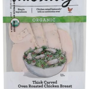 TRUE STORY: Organic Thick Carved Oven Roasted Chicken Breast, 6 oz