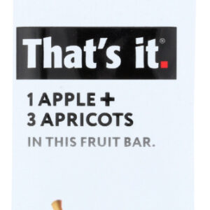THAT'S IT: Apple And Appricot Nutrition Bar, No Sugar Added, 1.2 oz
