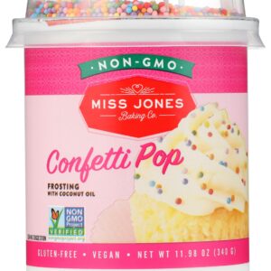 MISS JONES BAKING CO: Frosting Confetti Pop, 11.98 oz