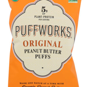 PUFFWORKS: Organic Peanut Butter Puffs Original, 3.5 oz