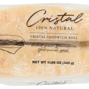 CRISTAL: Sandwich Rolls Sliced, 11.99 oz