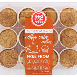 RED PLATE FOODS: Muffins Coffee Cake Mini, 10.9 oz