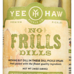 YEE HAW PICKLE COMPANY: No Frills Dill, 24 oz