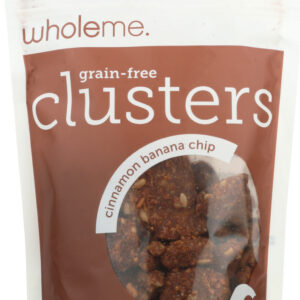 WHOLEME: Cinnamon Banana Chip Grain Free Clusters, 8 oz