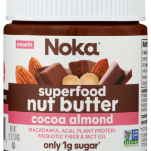 NOKA: Chocolate Almond Nut Butter Jar, 10 oz
