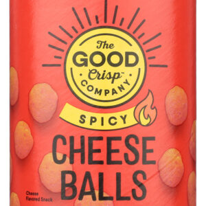 THE GOOD CRISP COMPANY: Spicy Cheese Balls, 2.75 oz