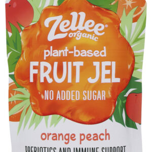 ZELLEE ORGANIC: Orange Peach Fruit Jelly, 3.5 oz
