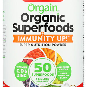 ORGAIN: Superfoods Immunity Up Powder Honeycrisp Apple, 9.9 oz