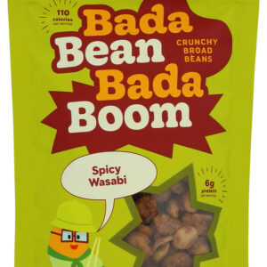 BADA BEAN BADA BOOM: Spicy Wasabi Crunchy Broad Beans, 4.5 oz