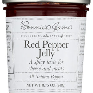 BONNIES JAMS: Jam Red Pepper Jelly, 8.75 oz