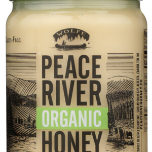 PEACE RIVER HONEY: Honey Creamed Organic, 16 OZ