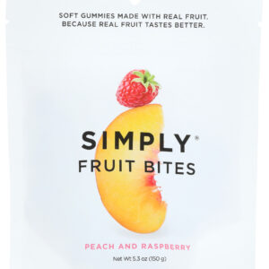 SIMPLYGUM: Bites Fruit Peach Rspbry, 5.3 OZ