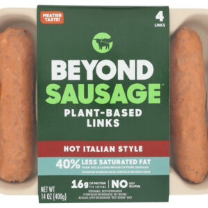 BEYOND MEAT: Beyond Sausage Hot Italian Plant Based Links, 14 oz