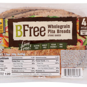 BFREE: Wholegrain Pita Breads, 7.76 oz