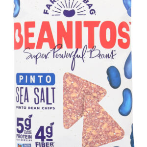 BEANITOS: Simply Pinto Bean Chips with Sea Salt, 6 oz