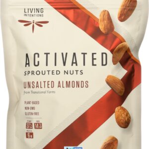 LIVING INTENTIONS: Sprouted Almonds Unsalted, 16 oz