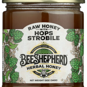 BEE SHEPHERD: Hops Strobile Raw Honey, 12 oz