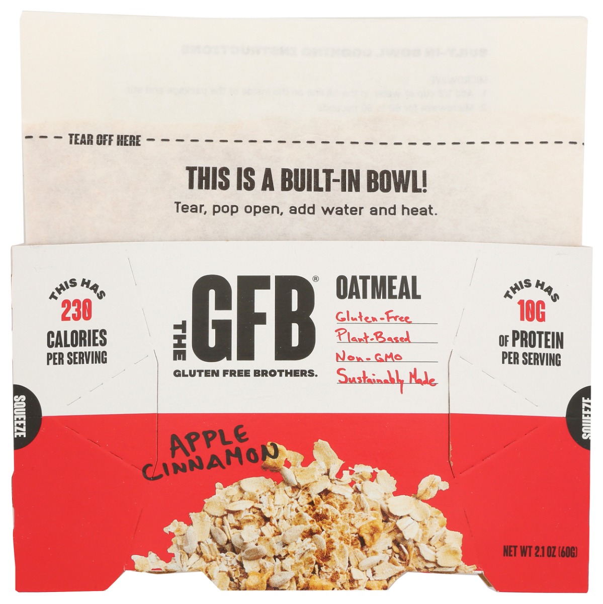 THE GFB: Apple Cinnamon Oatmeal, 2 oz