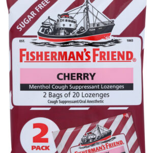FISHERMANS FRIEND: Cherry Cough Suppresant Lozenge, 40 ea