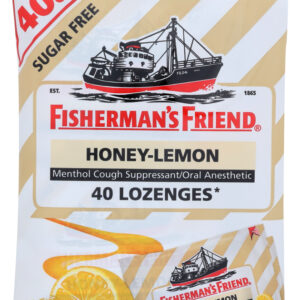 FISHERMANS FRIEND: Honey Lemon Lozenge Bag, 40 ea