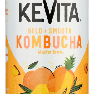 KEVITA: Organic Master Brew Pineapple Peach Kombucha, 15.2 oz