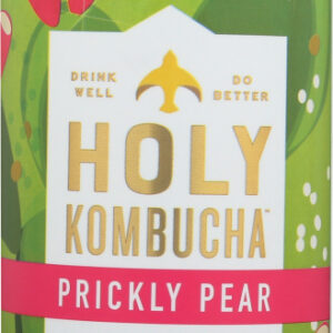 HOLY KOMBUCHA: Prickly Pear Probiotic Tea, 16.9 oz