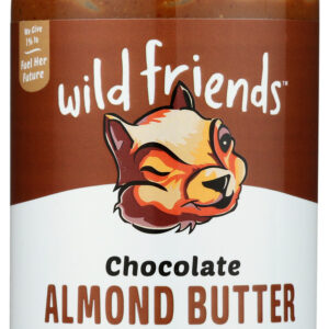 WILD FRIENDS: All Natural Chocolate Sunflower Seed Almond Butter, 16 oz