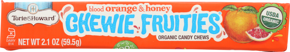 TORIE & HOWARD: Chewie Fruities Blood Orange And Honey Flavors Stick Pack, 2.1 oz
