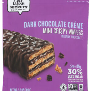 LITTLE SECRETS LLC: Wafer Drk Choc Sslt, 3.5 oz