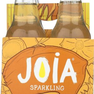 JOIA ALL NATURAL SODA:  Pineapple Coconut And Nutmeg 4 Bottles, 48 fl oz