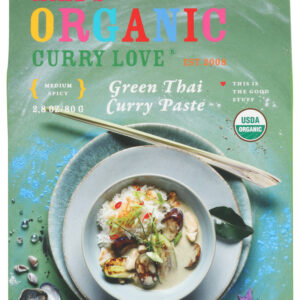 CURRY LOVE: Green Thai Curry Paste, 2.8 oz