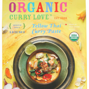 CURRY LOVE: Yellow Thai Curry Paste, 2.8 oz