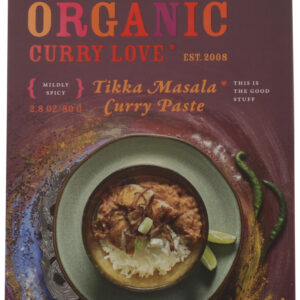 CURRY LOVE: Tikka Masala Curry Paste, 2.8 oz