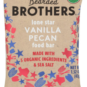 BEARDED BROTHERS: Lone Star Vanilla Pecan Bar, 1.52 oz