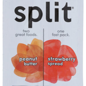 SPLIT NUTRITION: Peanut Butter & Strawberry Spread, 1.34 oz