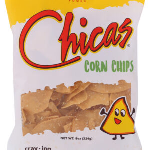 CHICAS: Original Corn Tortilla Chips, 8 oz