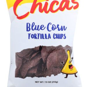 CHICAS: Blue Corn Tortilla Chips, 7.5 oz