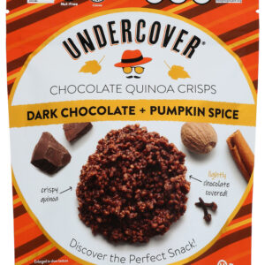 UNDERCOVER QUINOA: Crisp Quinoa Dk Chc Pmpk, 2 oz