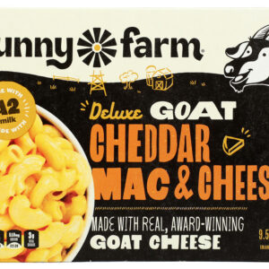 FUNNY FARMS: Goat Cheddar Cheese, 9.5 oz