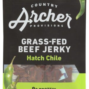 COUNTRY ARCHER: Jerky Beef Hatch Chile, 2.5 oz