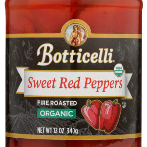BOTTICELLI FOODS LLC: Organic Fire Roasted Red Peppers, 12 oz