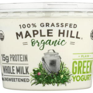 MAPLE HILL CREAMERY: Plain Greek Yogurt, 16 oz