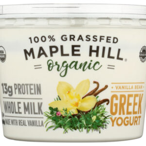 MAPLE HILL CREAMERY: Vanilla Bean Greek Yogurt, 16 oz