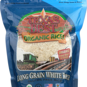 TEXAS BEST: Rice White Lngrain Org, 32 oz