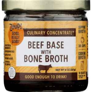 ZOUP GOOD REALLY: Bone Broth Cncrnte Beef, 8 OZ