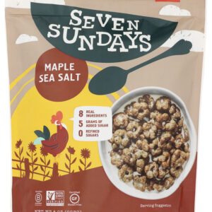 SEVEN SUNDAYS: Maple Sea Salt Sunflower Cereal, 8 oz